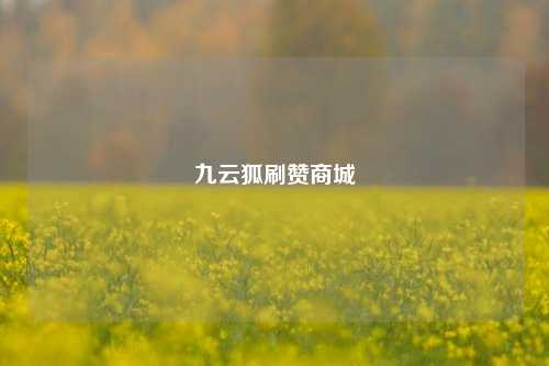 九云狐刷赞商城