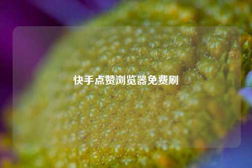 快手点赞浏览器免费刷